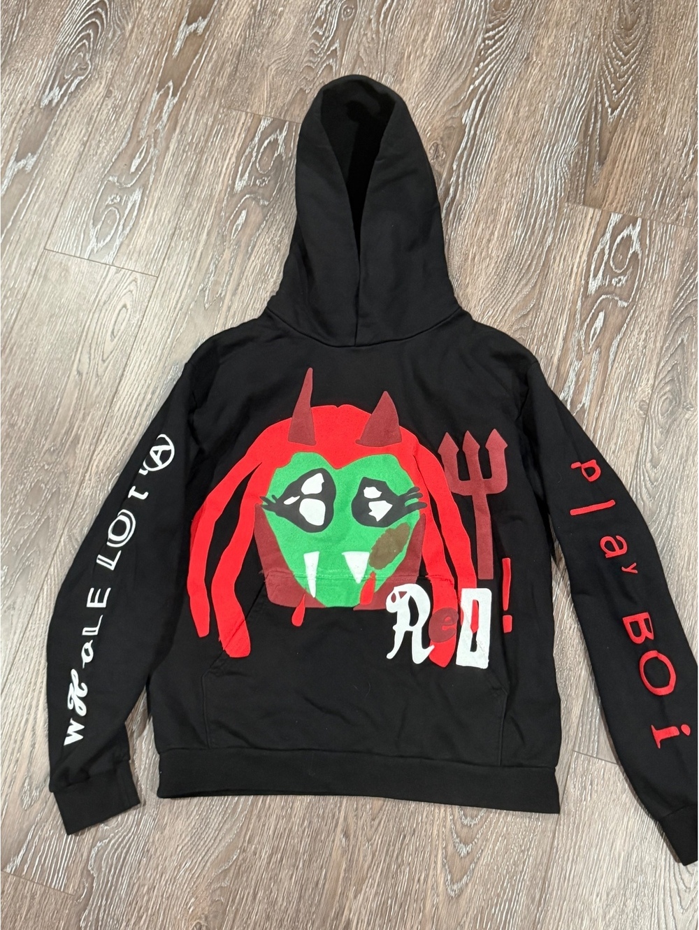 PlayBoi Carti X CPFM WLR Black Hoodie